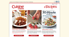 Desktop Screenshot of cuisinerecipes.com